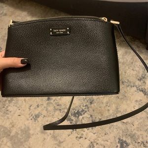 Kate Spade Black Leather Crossbody Bag